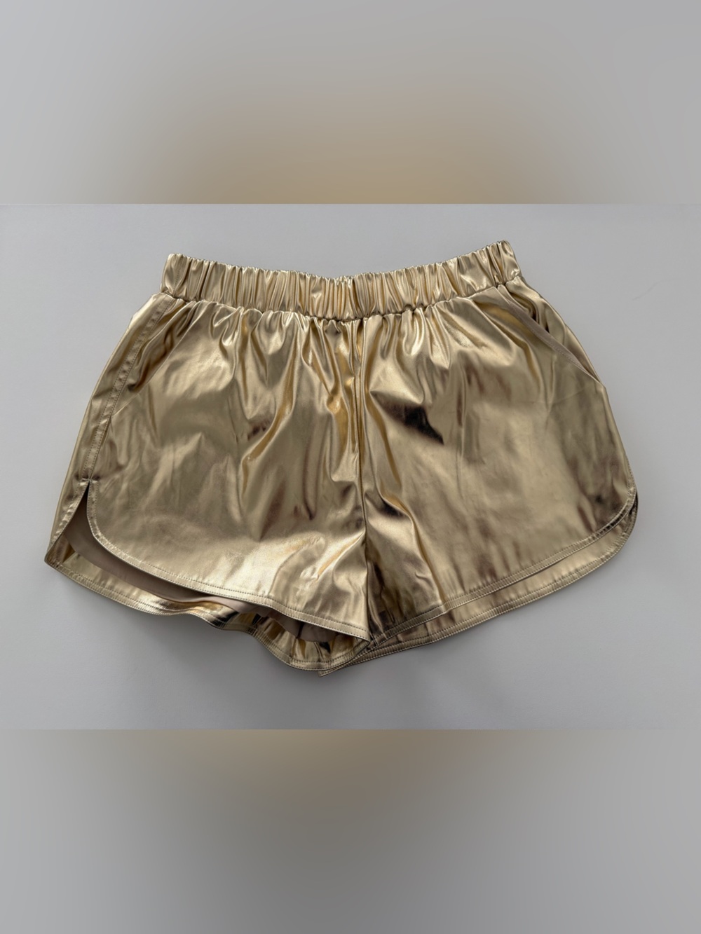 TCEC Shiny Gold Athletic Shorts
